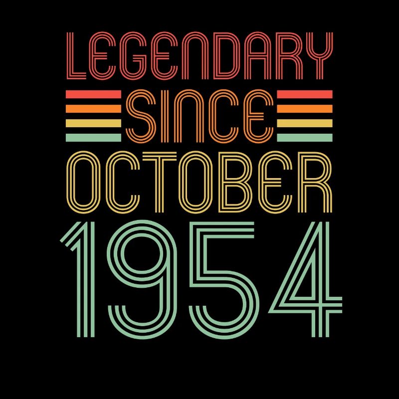 Legendary since October 1954, Retro, Birthday
