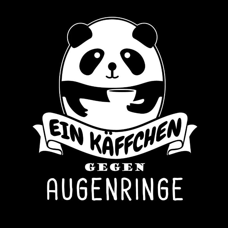Ein Tässchen gegen Augenringe - Kaffee - Spruch