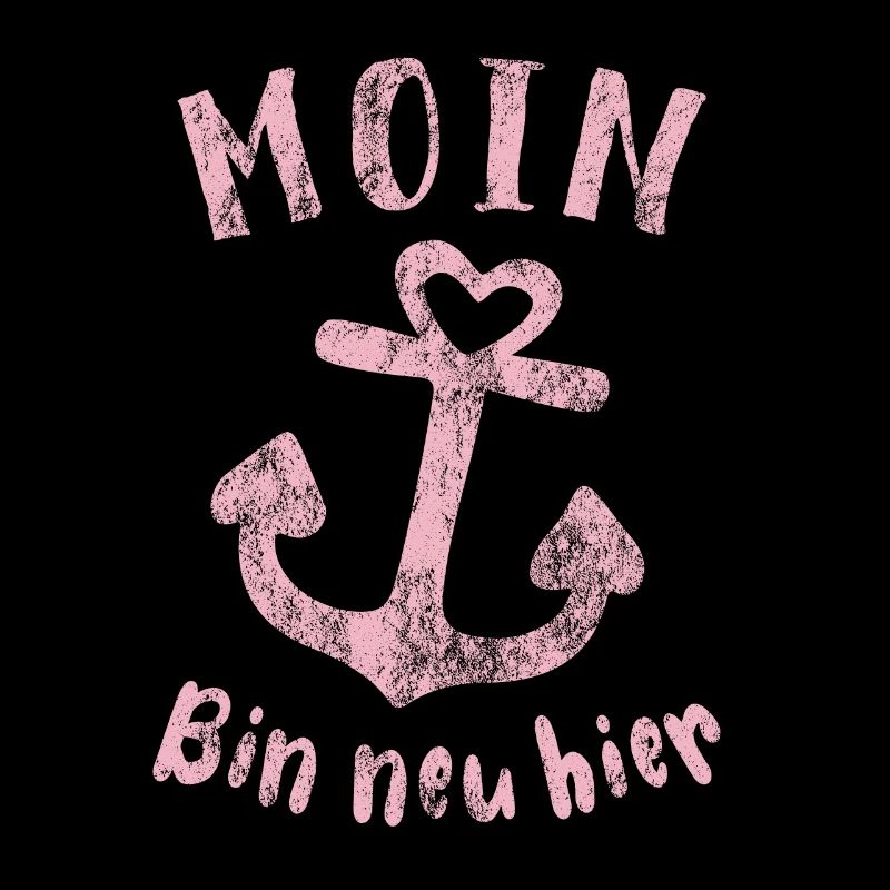 Moin bin neu hier Anker Baby Geburt Spruch