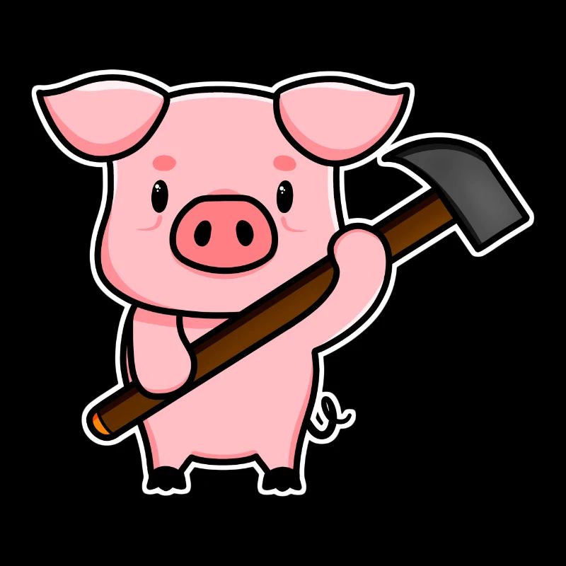 PIG WORKER EMPLOYEE COLLEAGUE WORK