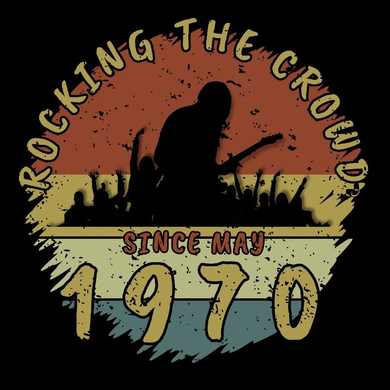 55th Birthday Rocking the crowd GIT 05/1970