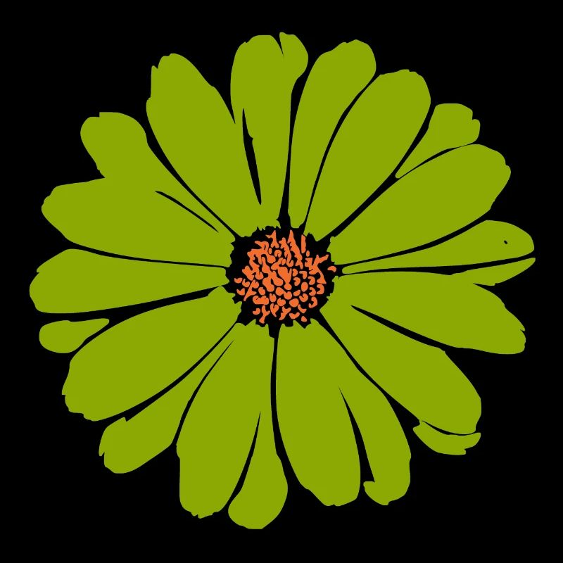 Fleur verte, fleur verte, fleurs vertes, jour de la Saint-Patrick