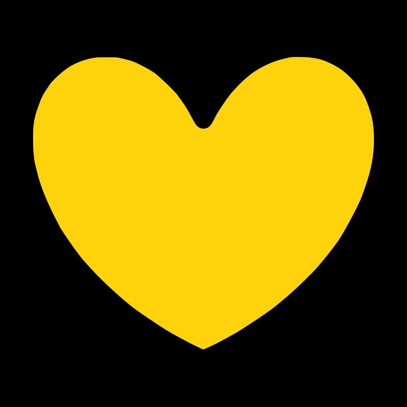 Coeur Jaune Jaune Saint-Valentin