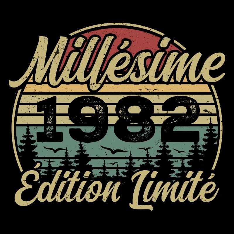 Millésime 1982 - Cadeau Pour le 42e Anniversaire