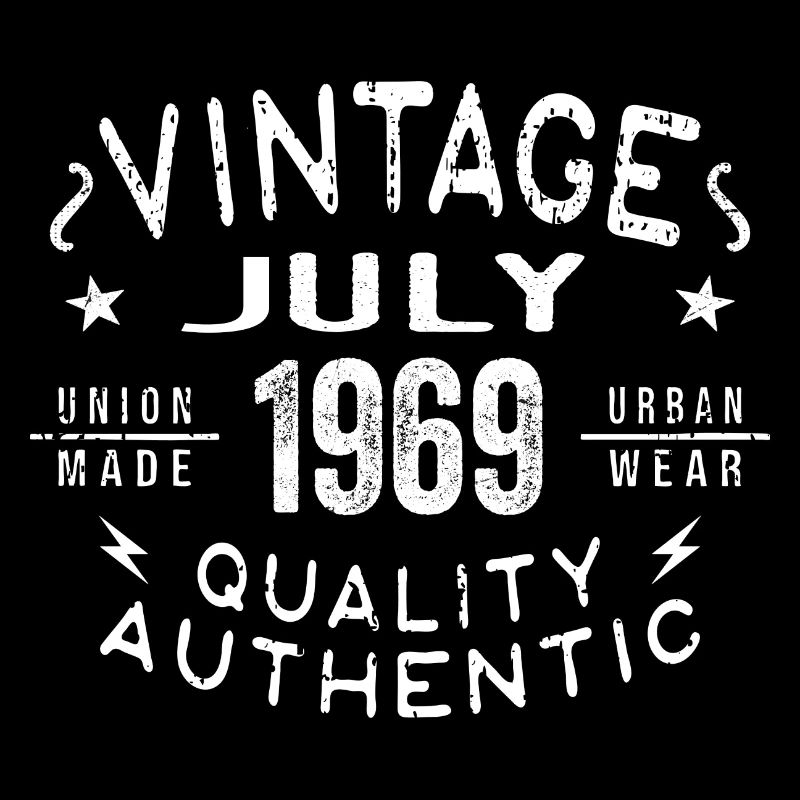 July 1969 Geburtstag im 1969 Geburtstagsgeschenk