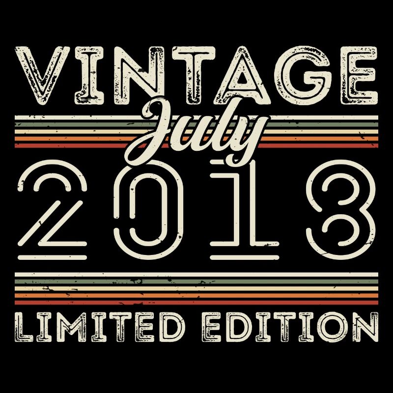 Juli 2018 Juli Geburtstagsgeschenk Juli 2018