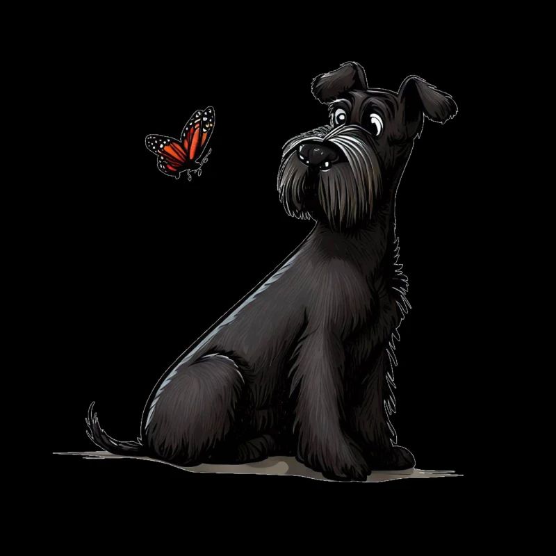 Riesenschnauzer / Schnauzer Hunde Design Geschenk