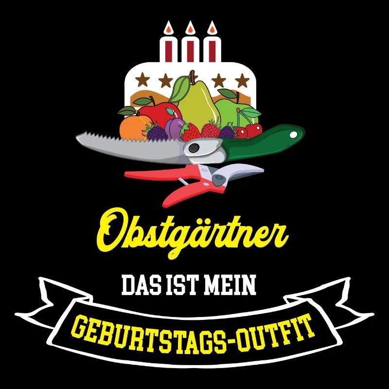 Obstgärtner Geburtstag Geburtstagsgeschenk Gärtner