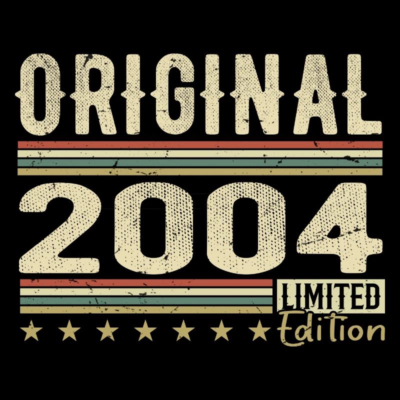 Original 2004 – Retro-Geburtstagsgeschenk 2004