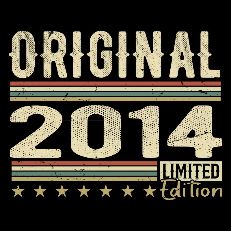 Original 2014 - Retro Geburtstagsgeschenk 2014