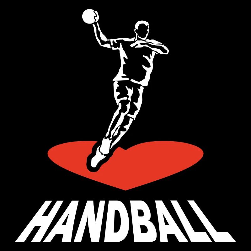 Jag älskar handboll handboll spelare gåva