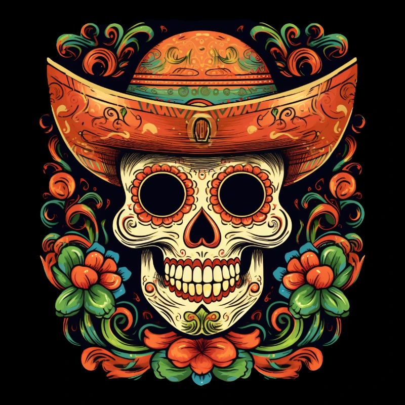 Crâne de Cinco de Mayo