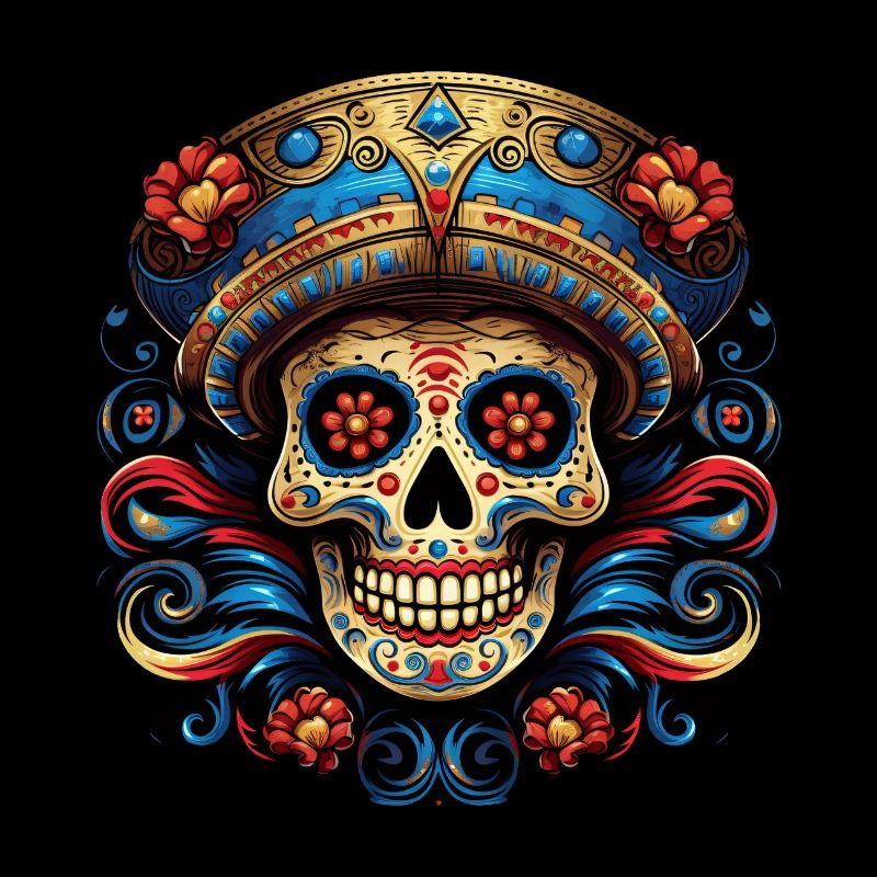 Cinco de Mayo Skull