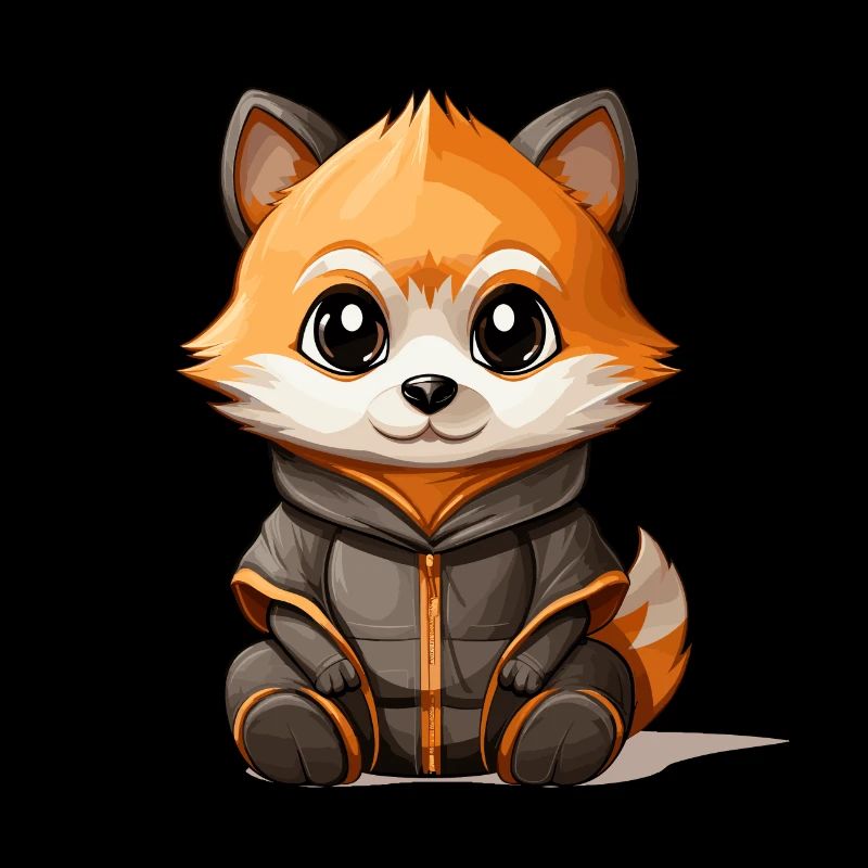Waschbär - Kawaii Style