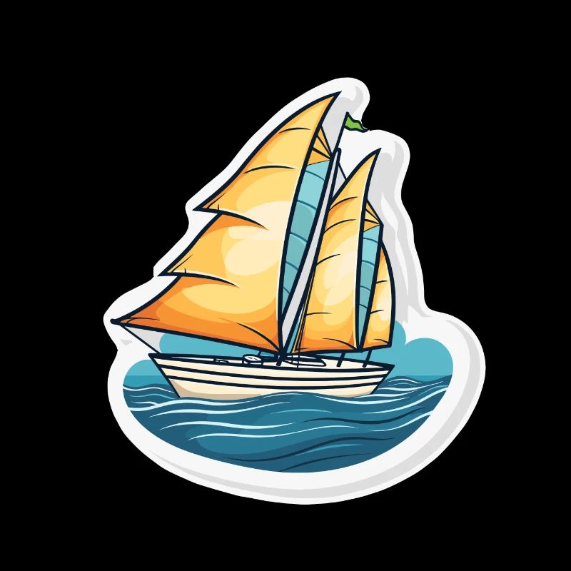Sailboat - illustration