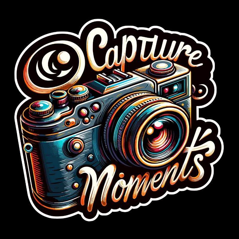 Capture Moments - Camera Illustration