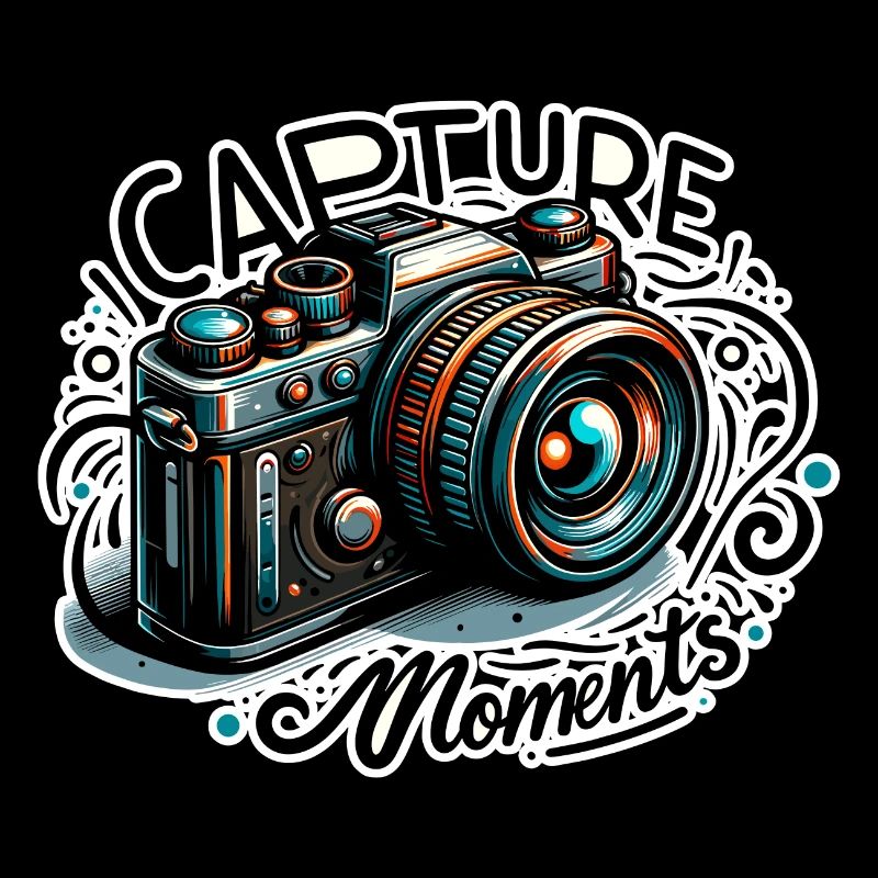Capture Moments - Camera Illustration