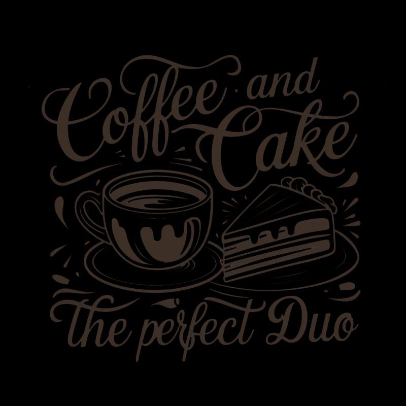 Café et gâteau – le duo parfait.