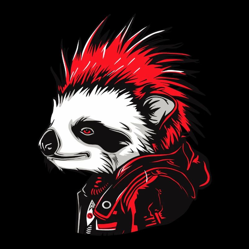 Cool Punk Rock Sloth