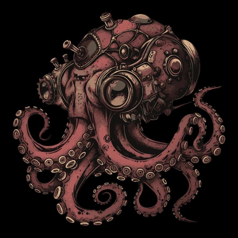 Steampunk Kraken