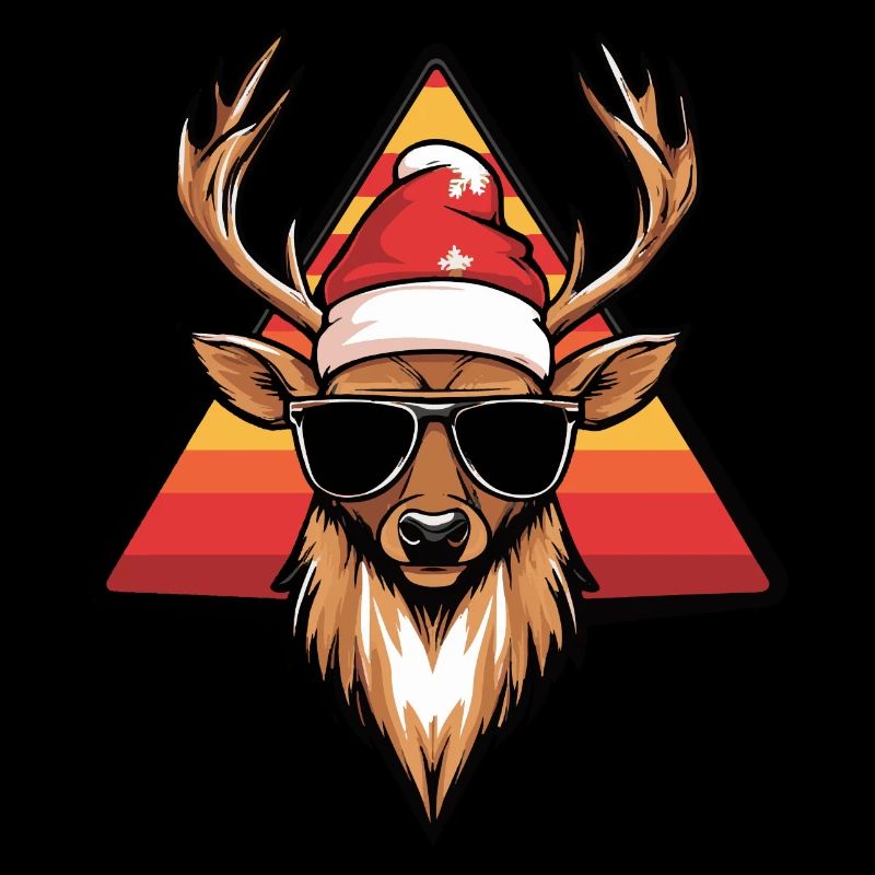 Cerf Noël Cool