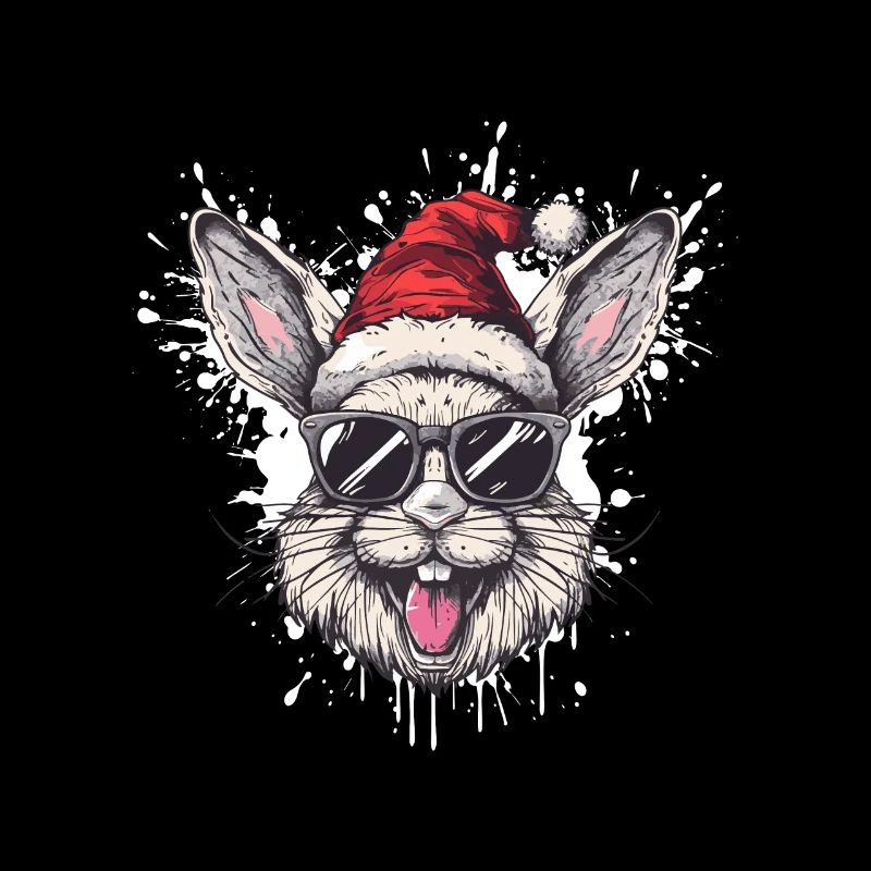 Lapin Noël Drôle