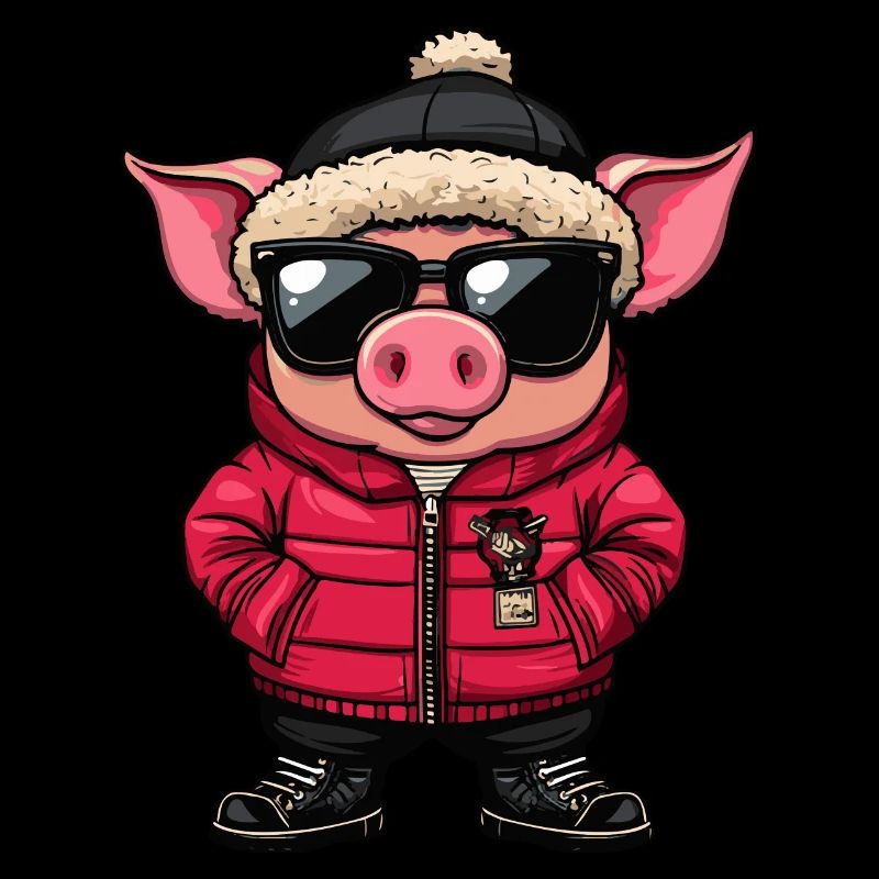 Cochon Hiver Bande Dessinée