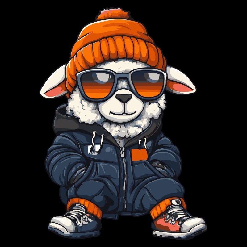 Sheep Winter Comic