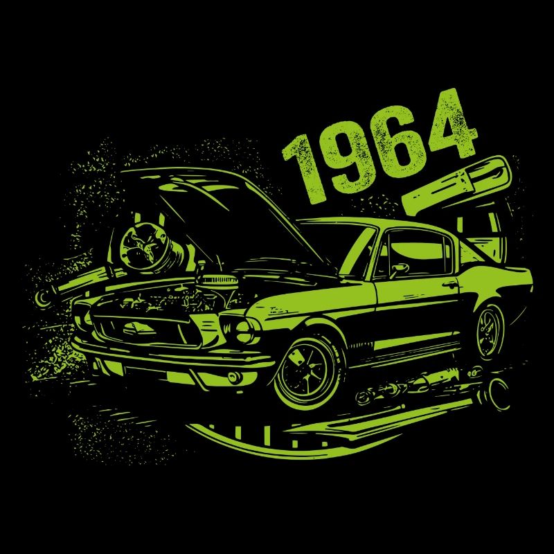 1964 Geburtstag Oldtimer Modell 1964 Vintage 1964