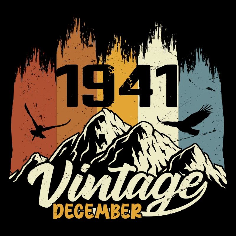 Geburtstagsgeschenk geboren im Dezember 1941