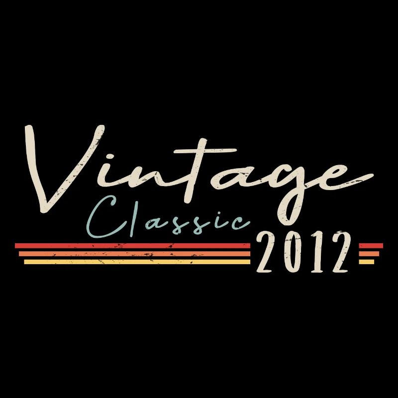Vintage Original since 2012 Geburtstag Retro 2012