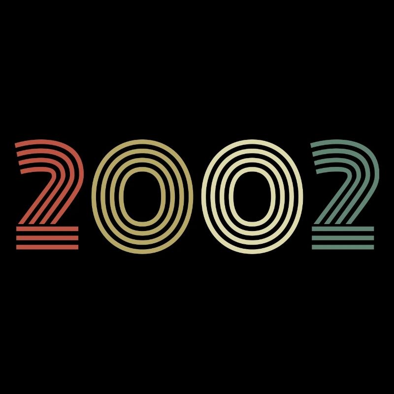 2002 Geburtstag Jahrgang 2002 Geschenk 2002