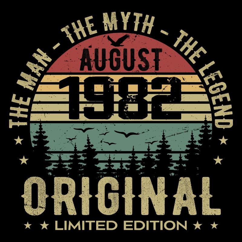 Legend Since Aug 1982 Birthday Gift 1982