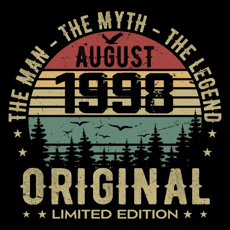 Legend Since Aug 1998 Birthday Gift 1998