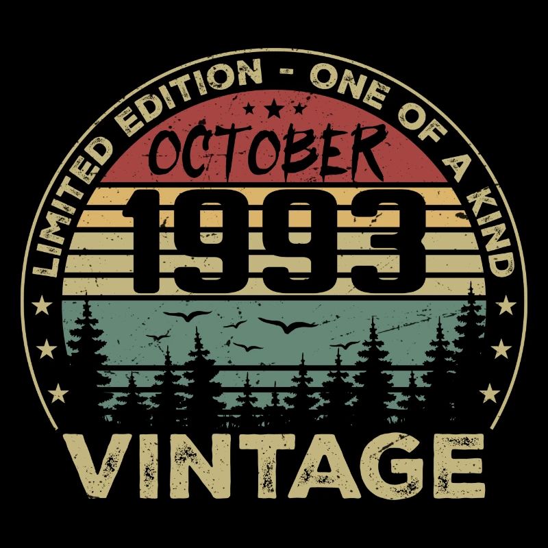 Vintage Anniversary Made in October 1993