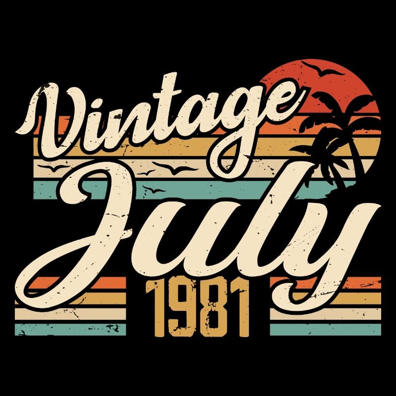 Geschenk vom Juli 1981, 43. Geburtstag Juli 1981