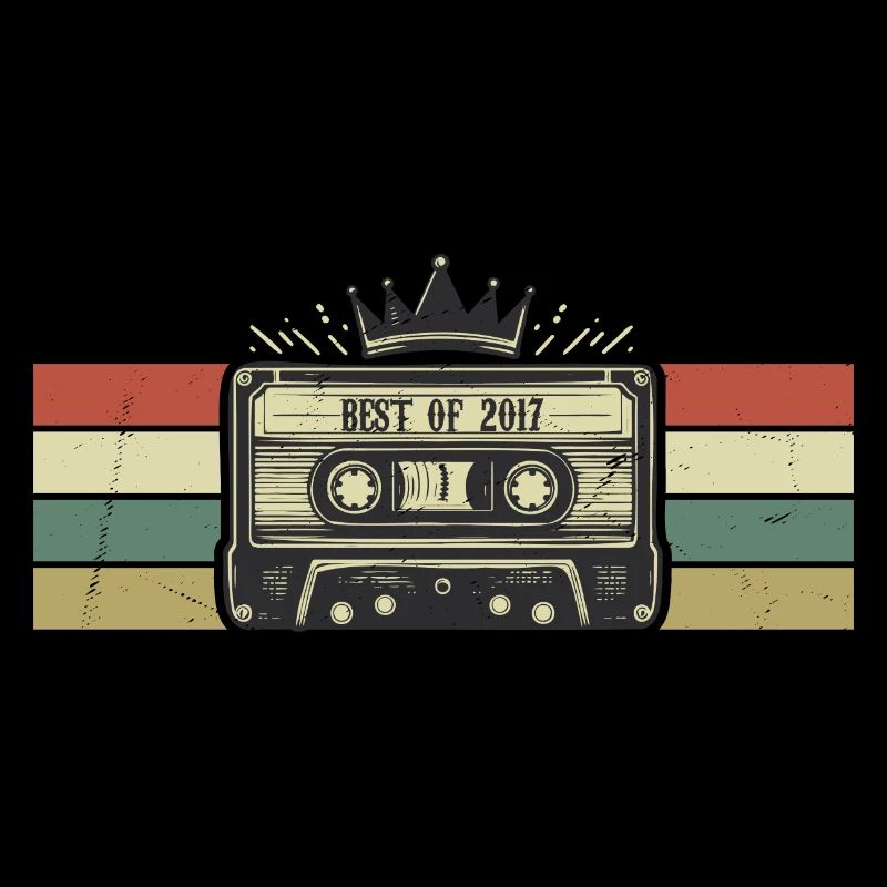 Cassette 2017 - Born In 2017 Birthday Gift