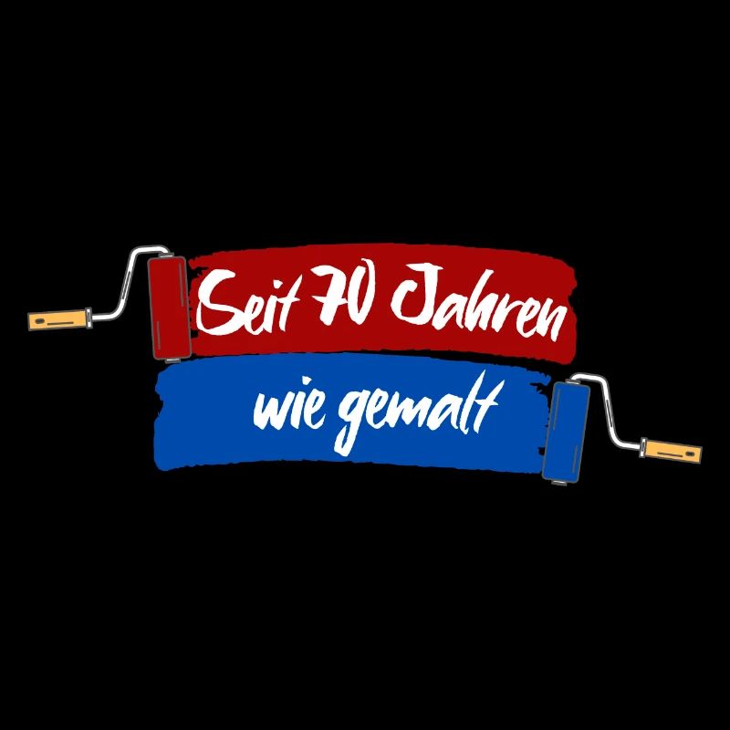 Pour 70 ans comme peint - 70e anniversaire