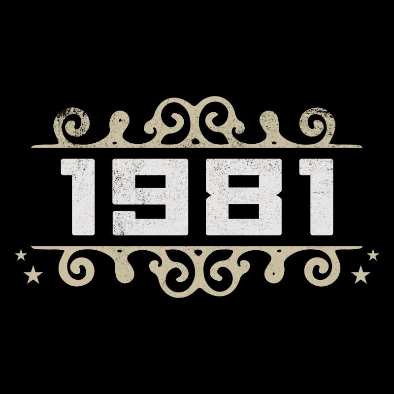 Millésime 1981 Rétro Anniversaire 1981 Millésime 1981