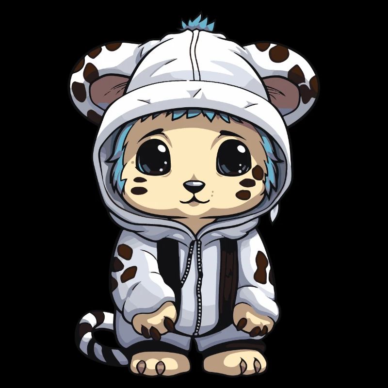 Snow leopard winter leopard comic