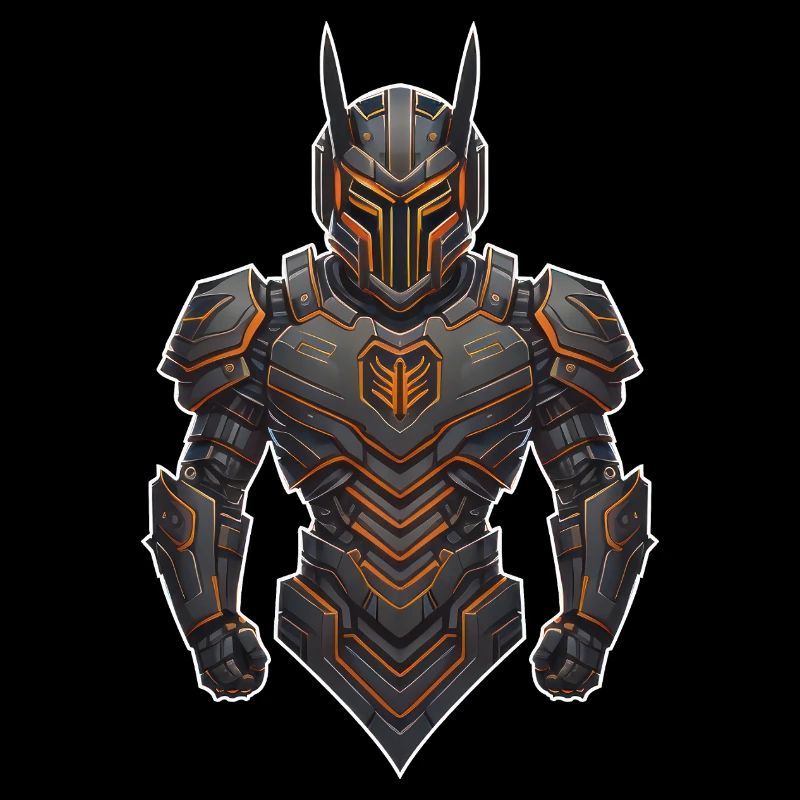 Tech-Krieger-Charakter