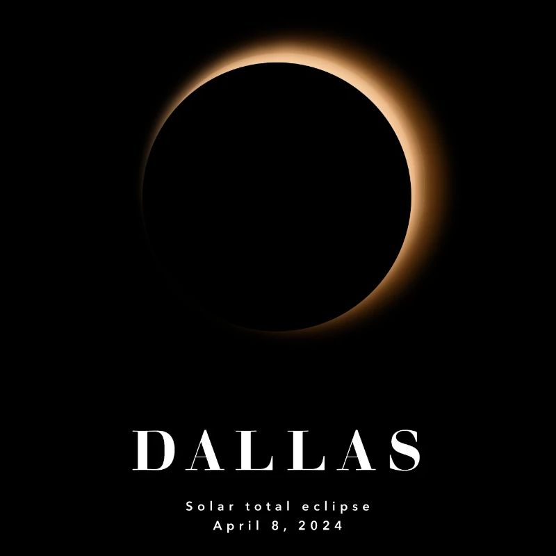 DALLAS TOTAL SOLAR ECLIPSE 2024