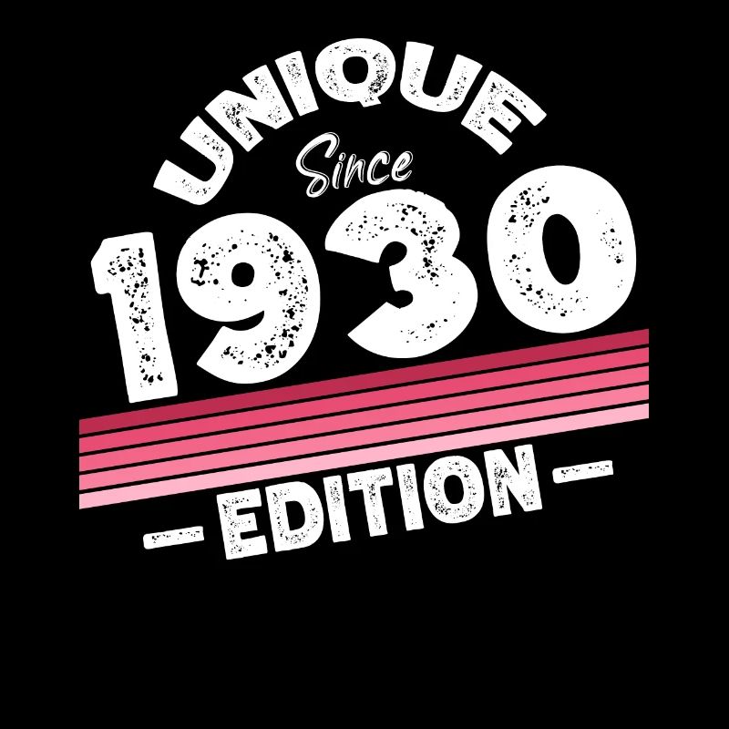 Unique seit 1930 Edition Geburtstag Vintage 1930