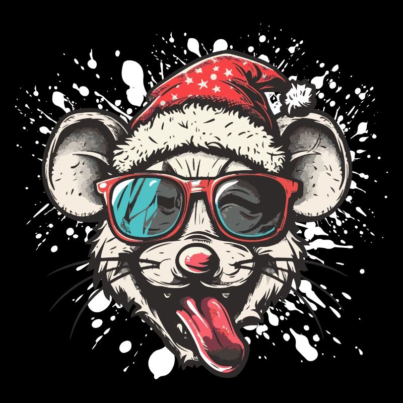 Mouse Christmas Funny