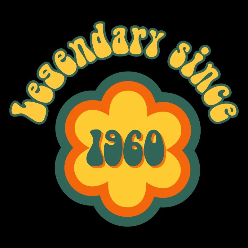 Legendary since 1960 Geburtstag Retro