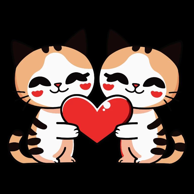 Chat Couple Coeur
