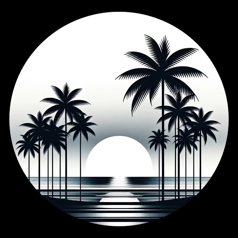 Serene Tropics Dusk