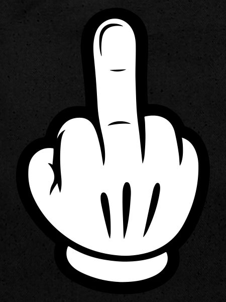 Mittelfinger Comic Hand