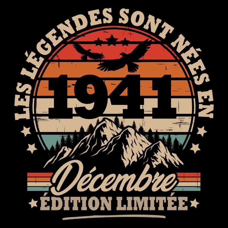 Geburtstagsgeschenk geboren im Dezember 1941