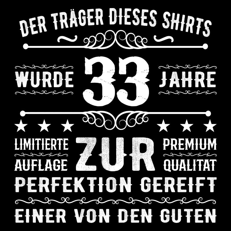 33 Years Gift Idea for 33 - Birthday